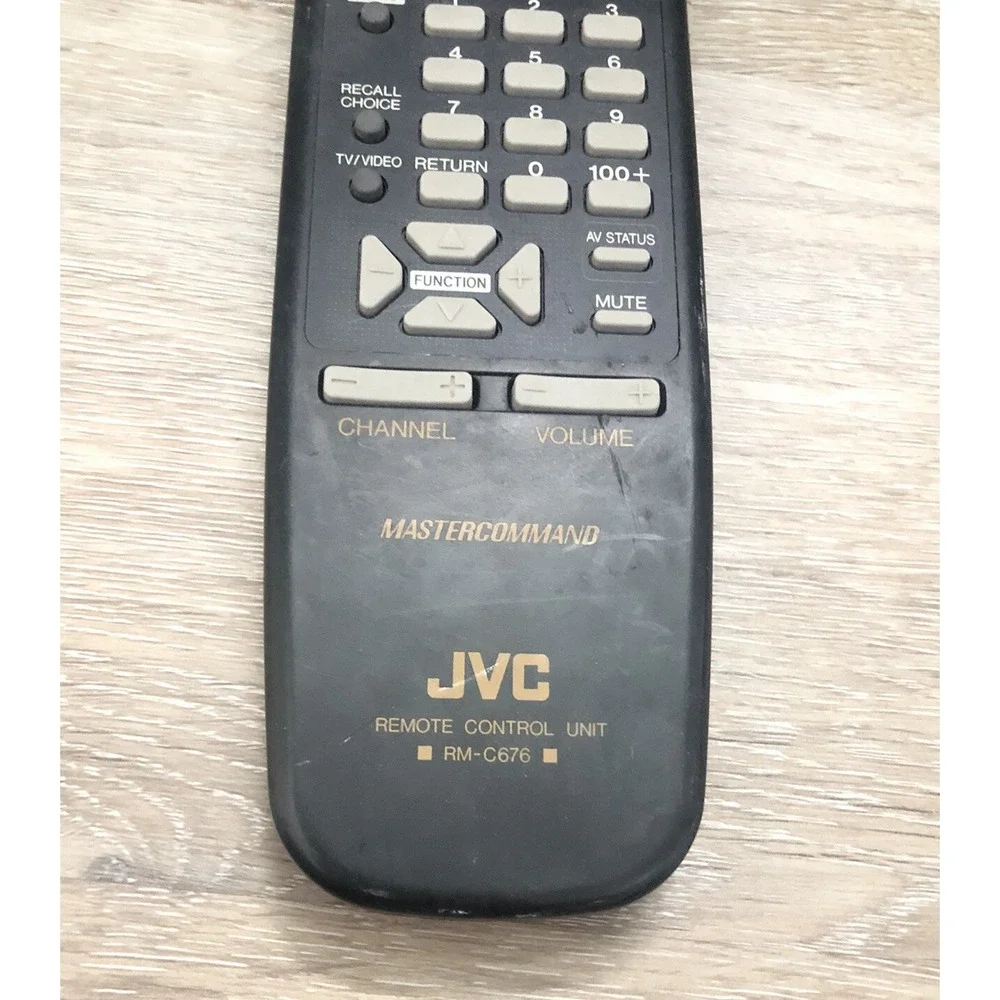 JVC RM-C676 TV Remote Control AV-27BM5 - Picture 2 of 4